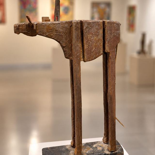 Toro viejo, obra de Antonio Martínez Ruiz (Toros)