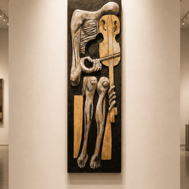 Violinista  (Guayasamín), obra de Antonio Martínez Ruiz (Homenajes)
