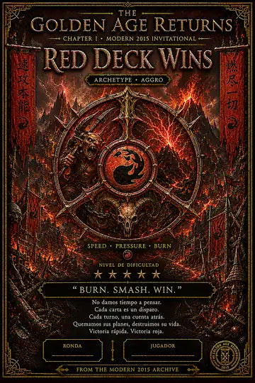 Portada del mazo Red Deck Wins