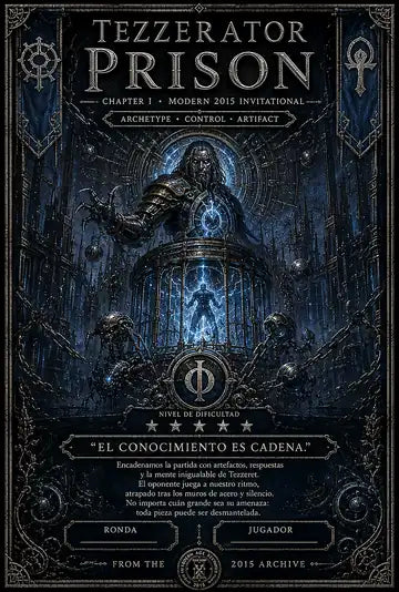 Portada del mazo Tezzerator Prison