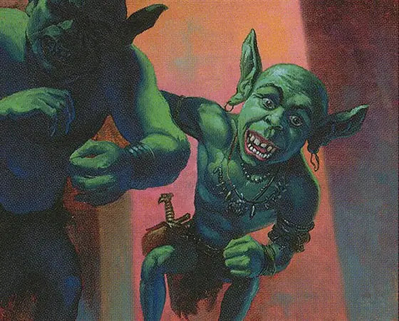 Ilustración de Goblin Lackey, de Jerry Tiritilli
